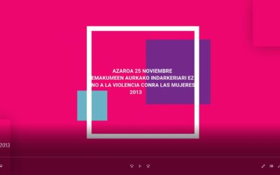 25 de Noviembre Día contra la violencia hacía las mujeres