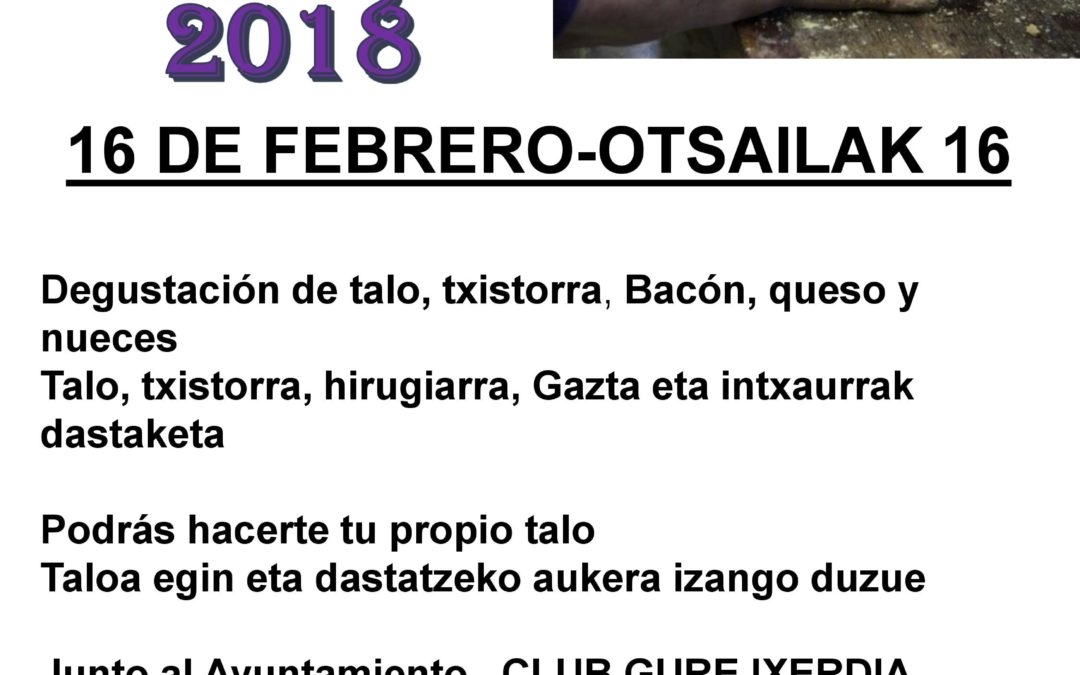 TALO EGUNA 2018