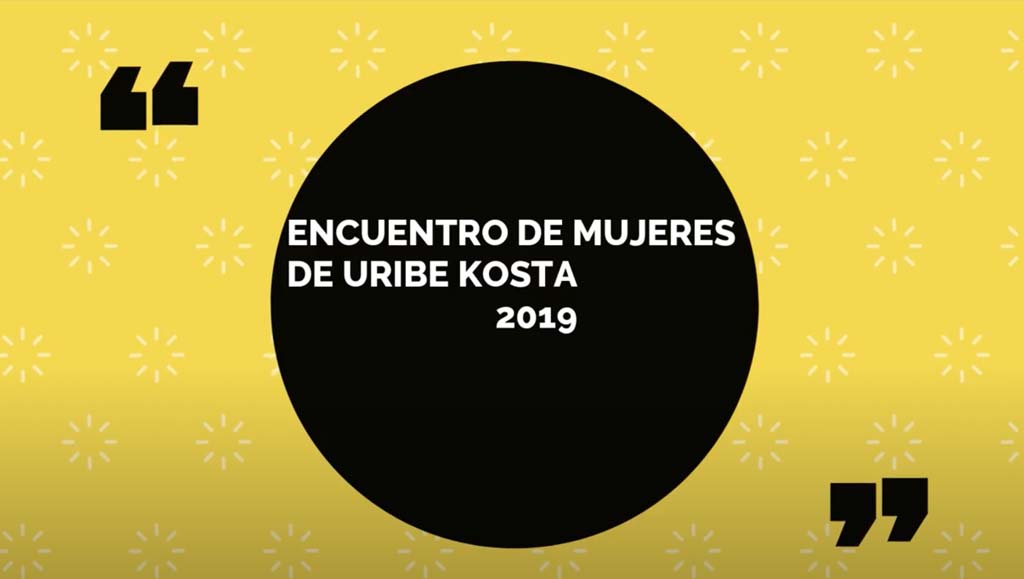 Encuentro de mujeres de Uribe Kosta 2019