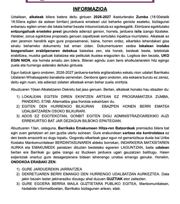INFORMAZIOA
