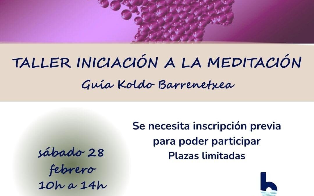 TALLER DE INICIACIÓN A LA MEDITACIÓN